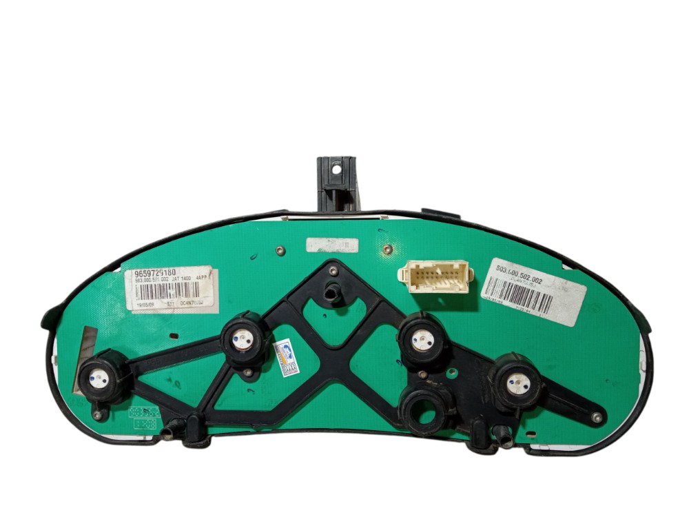 Moldura Acabamento Painel Instrumentos Peugeot 206 2000 2006 Preto 6