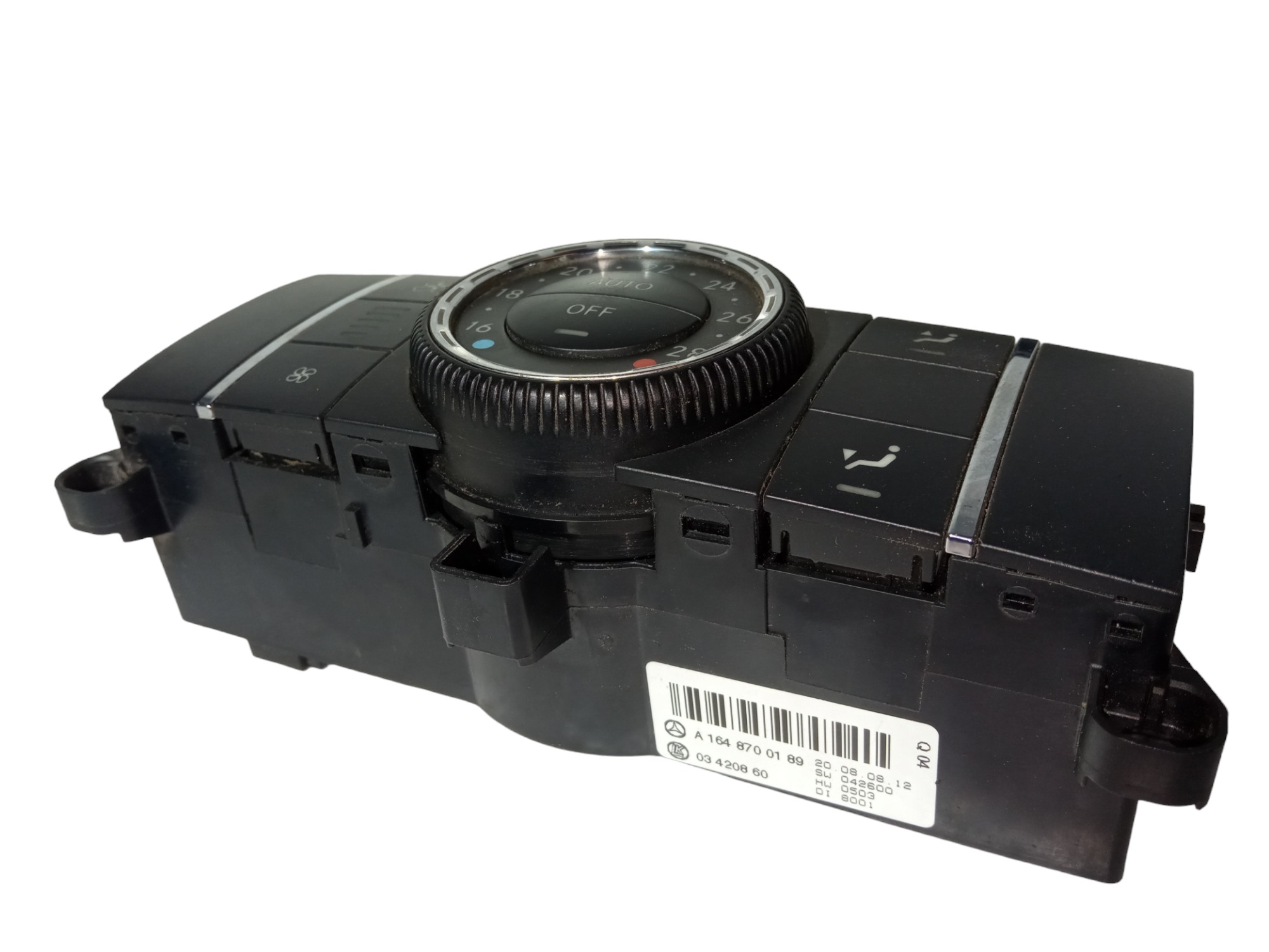 Botao Comando Ar Traseiro Mercedes Ml350 2006 2008 Original  Preto 2