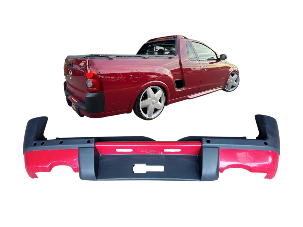 Parachoque Traseiro Chevrolet Montana 2004 2010 Original 1