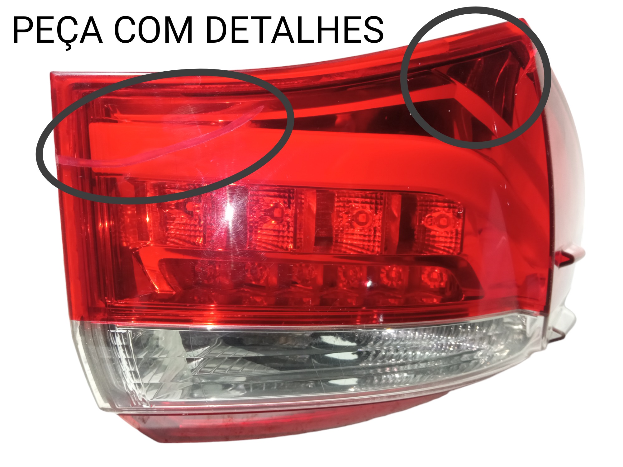Lanterna Traseira Esquerda Toyota Corolla 2015 2016 2017 2