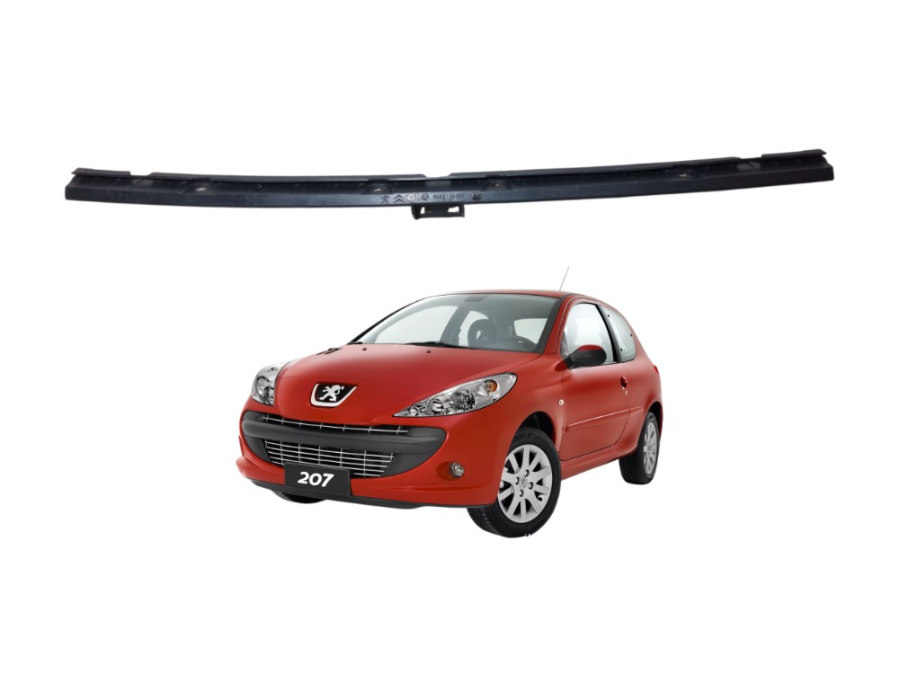Suporte Guia Central Parachoque Traseiro Peugeot 207 2010 1