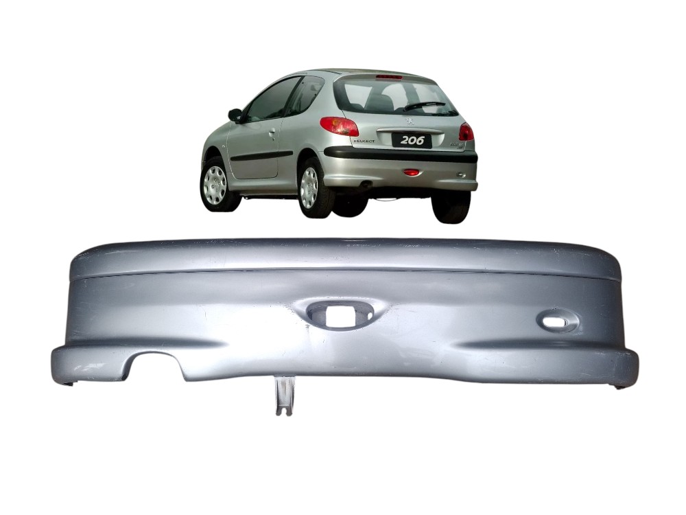 Parachoque Traseiro Peugeot 206 2002 2008 Original 1