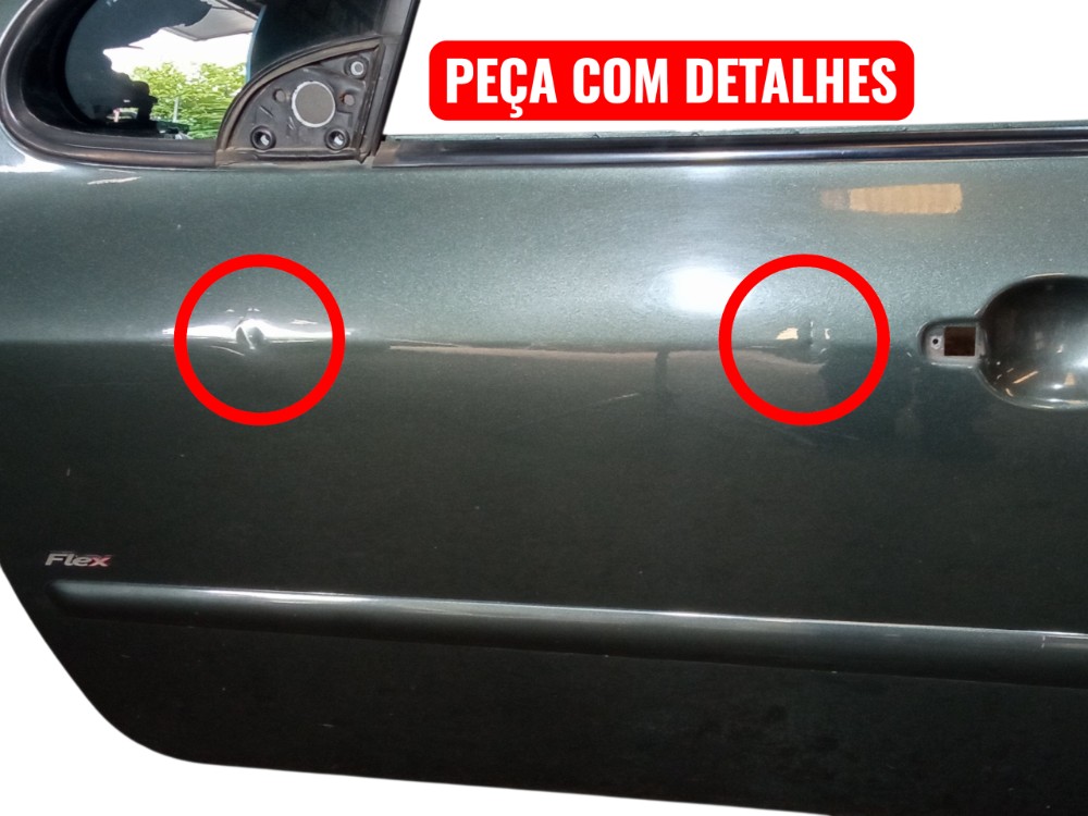 Porta Dianteira Esquerda Peugeot 307 2006 2012 1.6 16v Hatch Dianteira Esquerdo Verde 2
