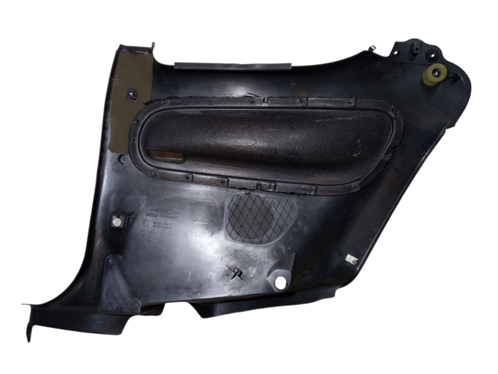 Forro Lateral Traseiro Esquerdo Peugeot 206 2002 2006 2p Preto 6