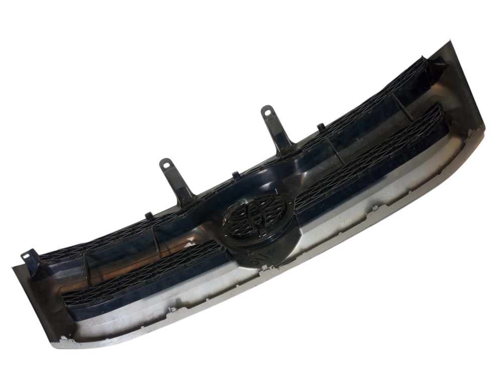 Grade Dianteira Superior Radiador Toyota Hilux 2006 2011  Prata Brilhante 5