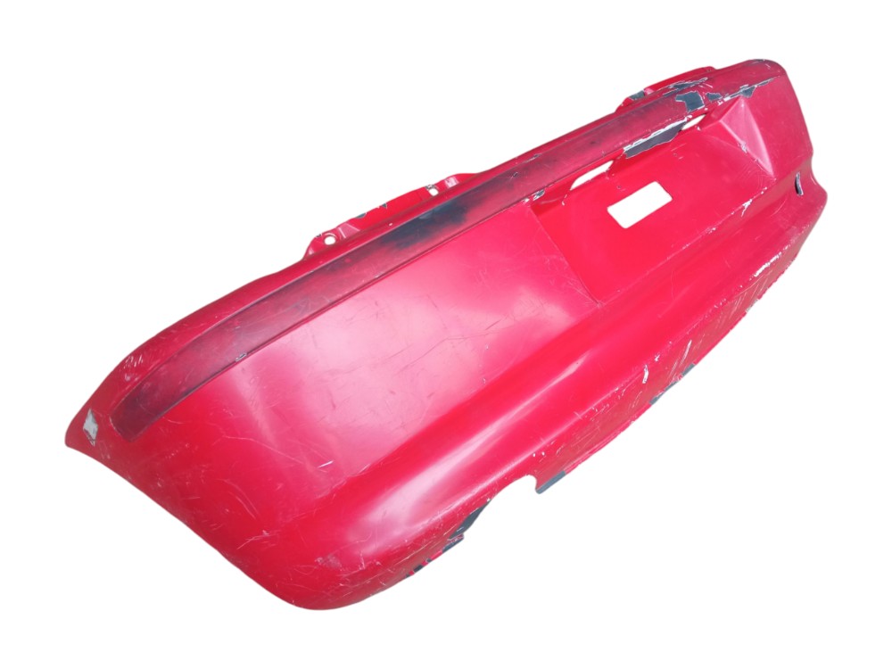 Grade Parachoque Traseiro Fiat Palio Fire 2002 2006 Original Vermelho Brilhante 3