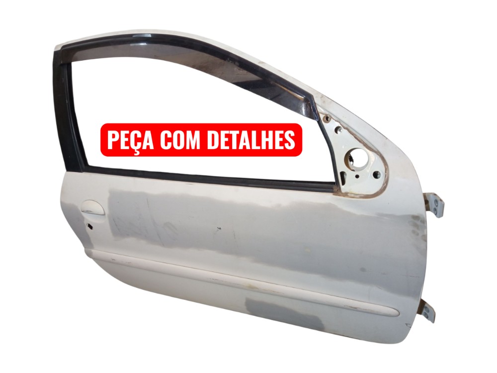 Porta Lado Direito Peugeot 206 207 2006 2012 2 Portas Dianteira Direito Branco 2