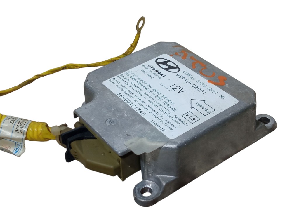 Módulo Airbag Hyundai Atos Prime 2000 2001 2002 2003 Usado 4