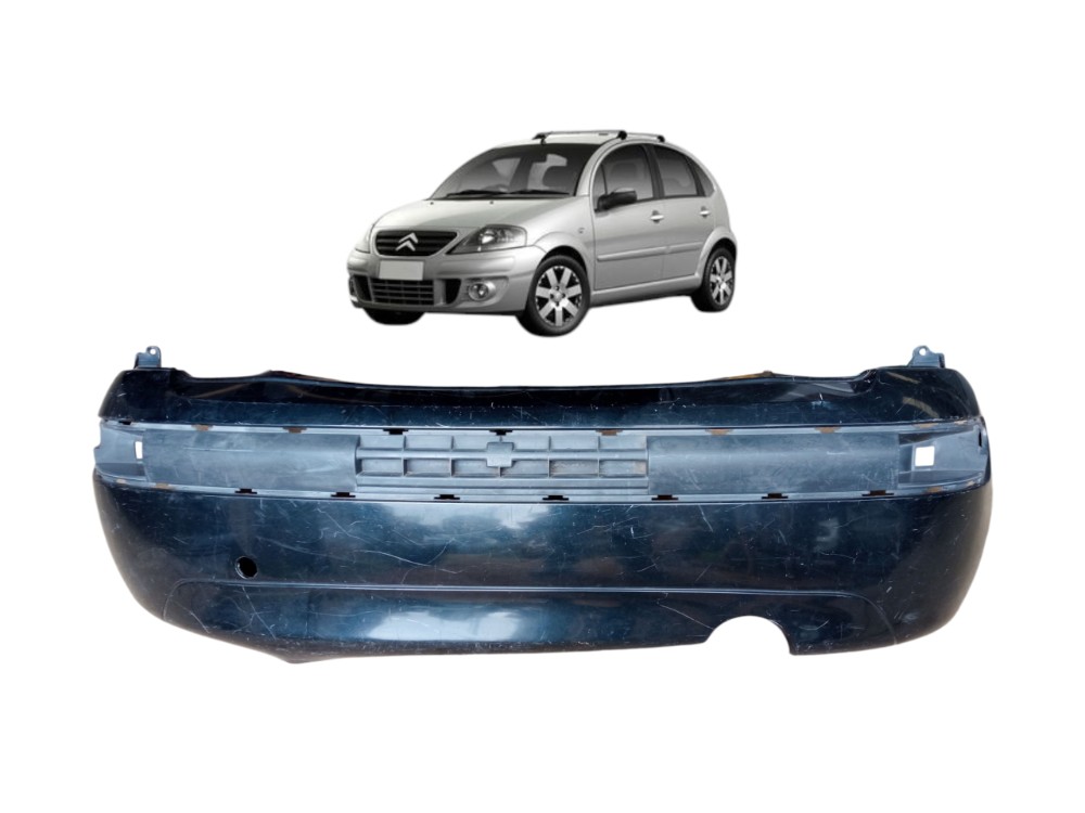 Parachoque Traseiro Citroen C3 2006 2012 Original 1