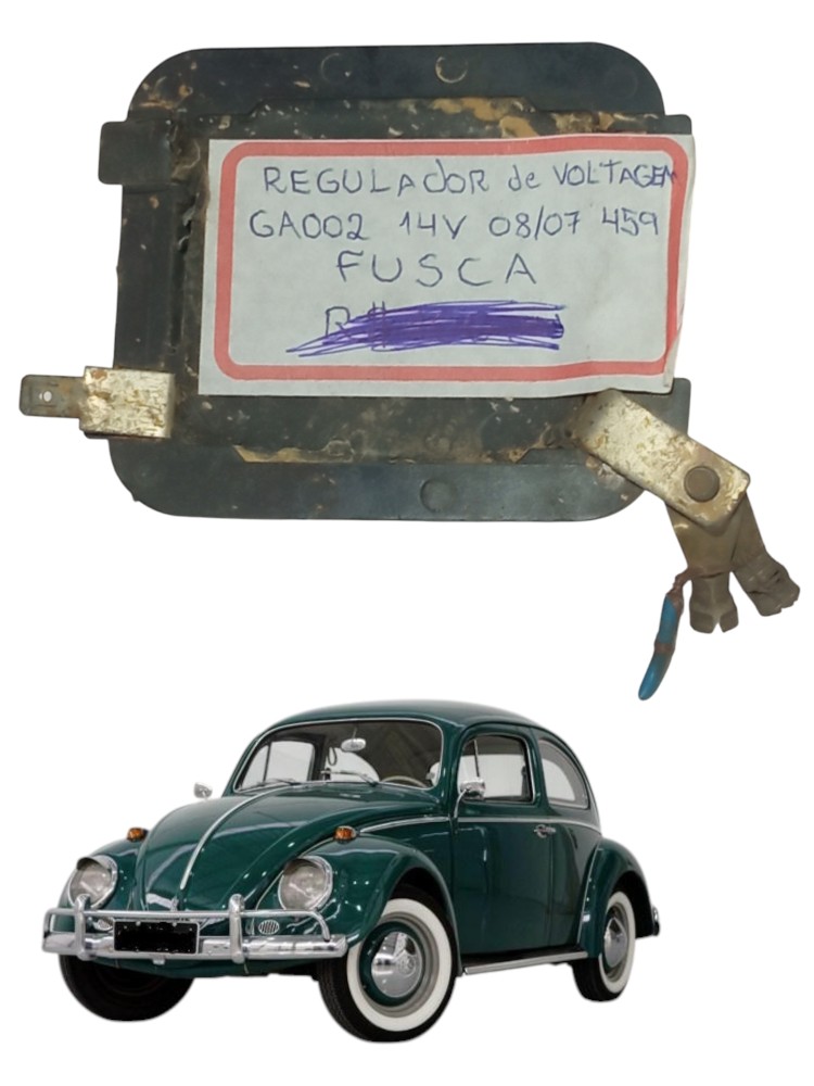 Regulador Voltagem Vw Fusca Kombi Brasilia Gol G5 1973 2015