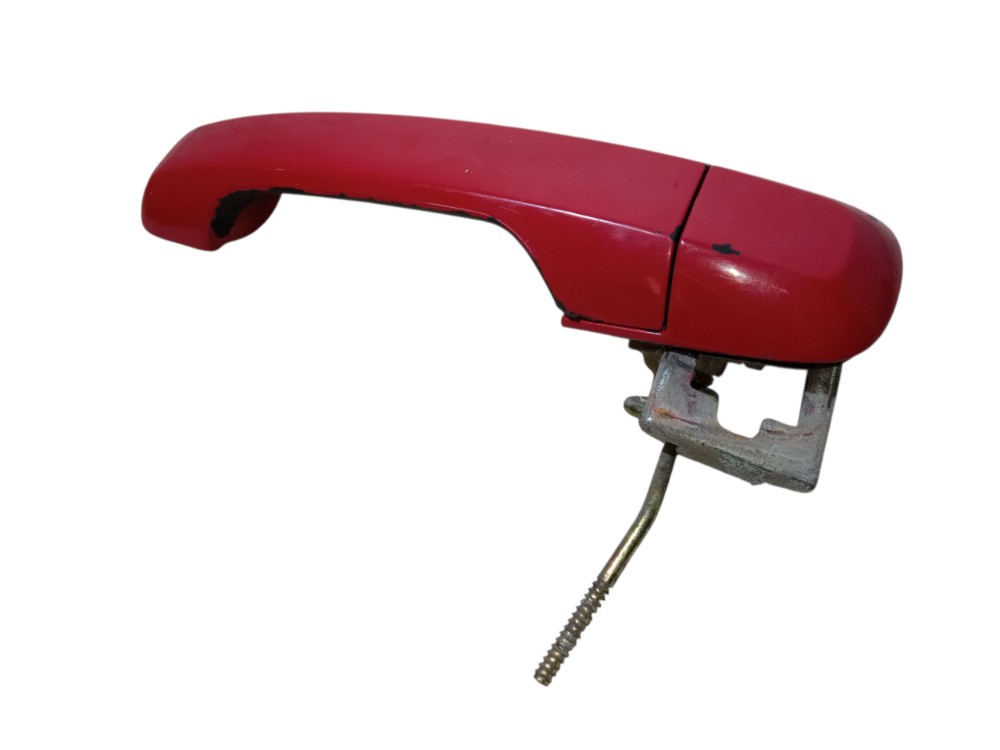 Macaneta Externa Porta Traseira Direita Fiesta 2004 2010 Vermelho Traseira 4