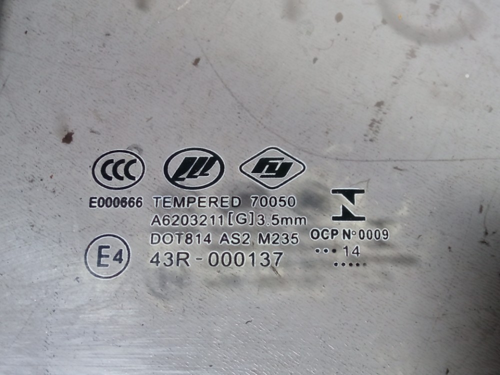 Vidro Fixo Porta Traseira Esquerda Lifan 530 2015 2016 6