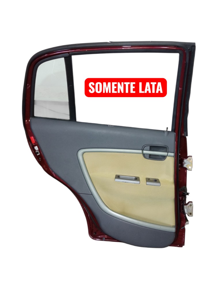 Porta Traseira Esquerda Chery Face 2010 2015 1.3 16v Traseira Esquerdo Vermelho 3