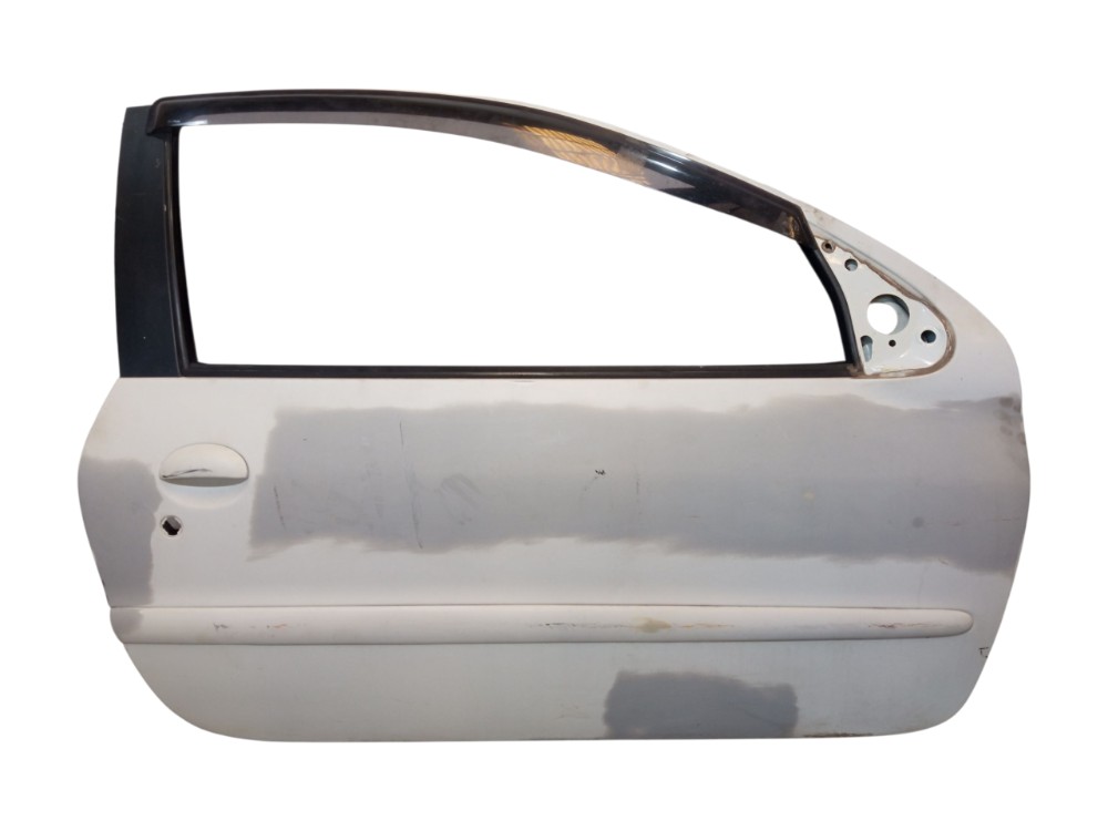 Porta Lado Direito Peugeot 206 207 2006 2012 2 Portas Dianteira Direito Branco 1