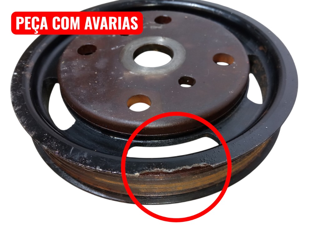Polia Virabrequim Volvo Xc90 2004 2005 3.0 T6 Biturbo 2