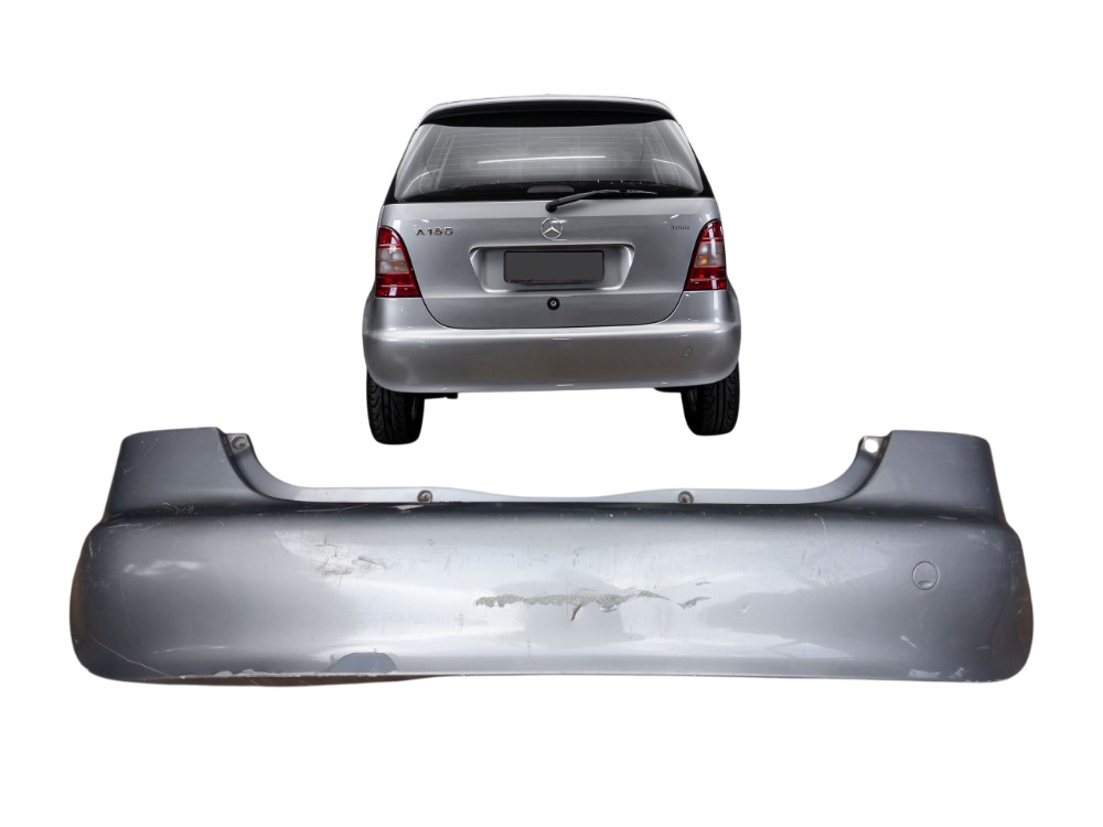 Grade Parachoque Traseiro Mercedes Classe A 99 2005 Original Prata Brilhante 1