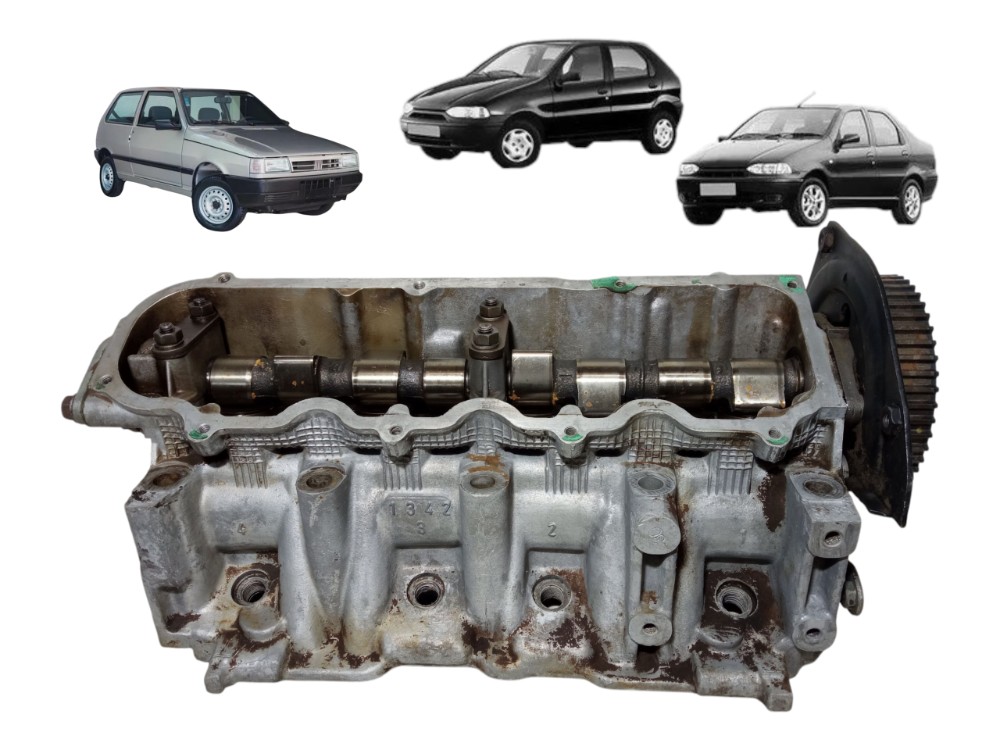 Cabecote Motor Fiat Uno Palio Siena 96 2002 1.0 8v Fiasa 1