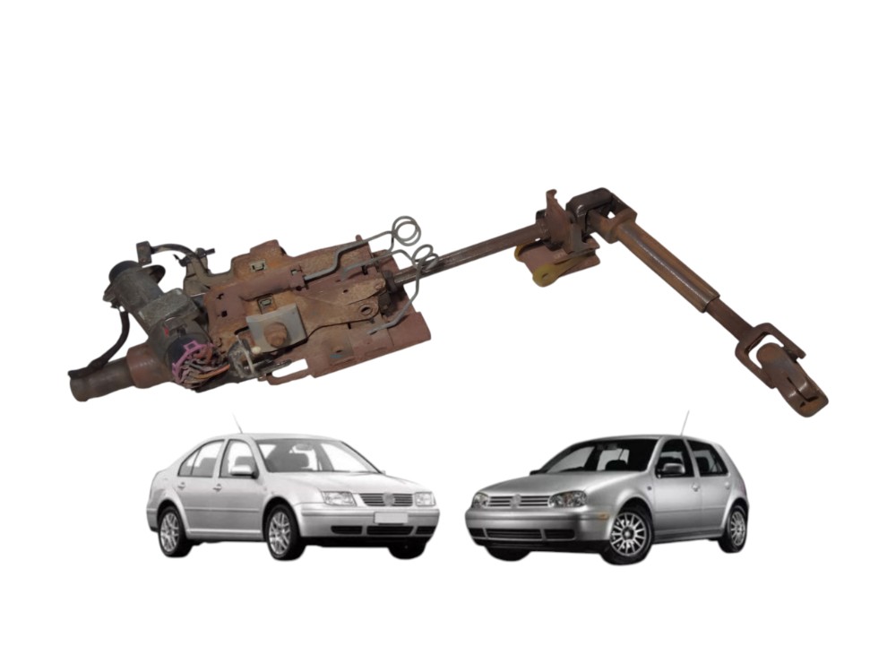 Coluna De Direção Volkswagen Golf Bora 2000 2006 Usado 1