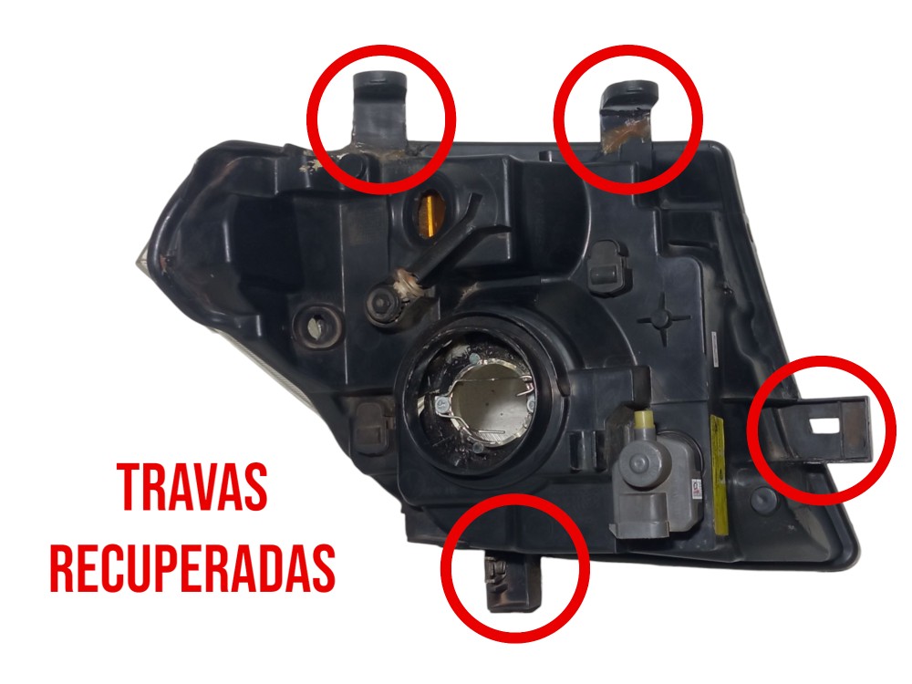 Farol Dianteiro Esquerdo Nissan Frontier 2008 2014 Original 3