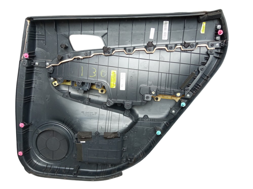 Forro Porta Traseira Esquerda Hyundai I30 2009 2012 Original Preto 4