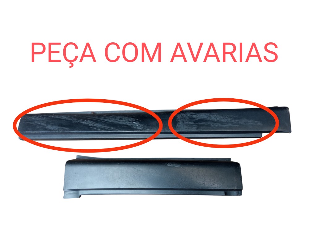 Par Spoiler Lateral Esquerdo Ssangyong Actyon 2010 2 0 Usado Preto 2