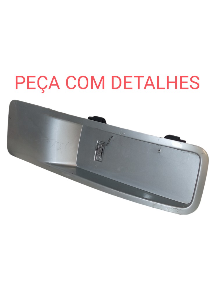 Moldura Suporte Placa Tampa Traseira C3 Aircross 2013 2017 Cinza 2