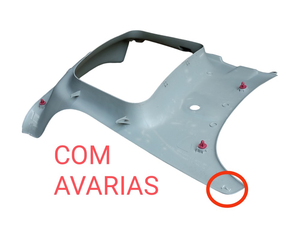 Acabamento Interno Traseiro Esquerdo Porta Mala Tracker 2007 Cinza 3