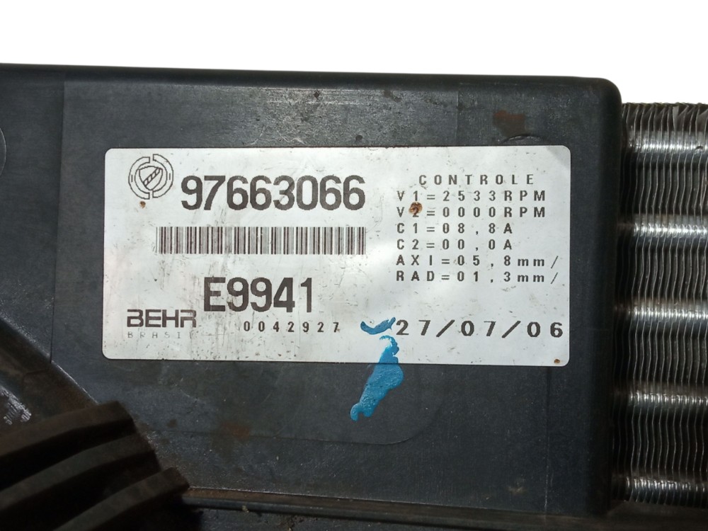 Kit Radiador Motor Ventoinha Palio Fire 2006 1.4 8v Sem Ar 8