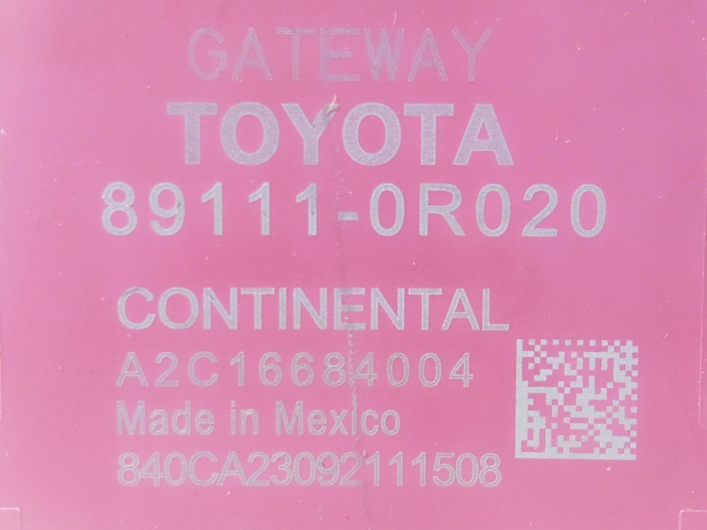 Modulo Central Gateway Toyota Corolla Xei 2022 2023 2.0 Flex 2