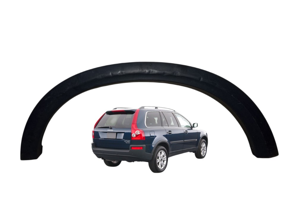 Aplique Paralama Traseiro Esquerdo Volvo Xc90 2004 2005 T6 Preto 1