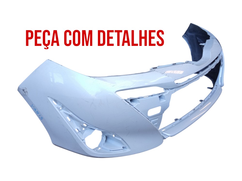 Parachoque Dianteiro Toyota Yaris 2019 2022 Original  Branco 2