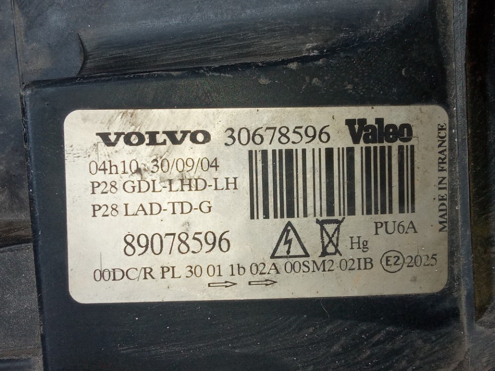 Farol Dianteiro Esquerdo Volvo Xc90 2004 2005 T6 3.0 Esquerdo/motorista 7