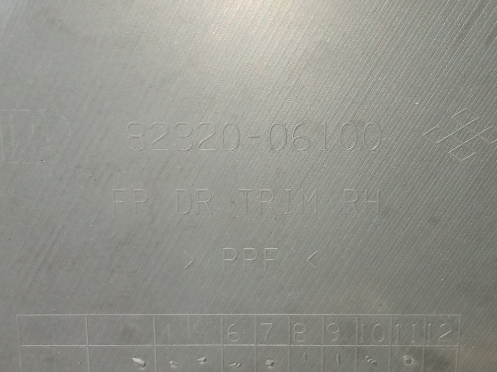 Forro Porta Dianteira Direita Hyundai Atos Prime 2000 2003 Cinza 9