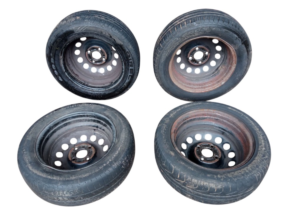 Kit Jogo Roda De Ferro Aro 16 Ford Ka Sedan 2018 2019 1.5 Preto 3