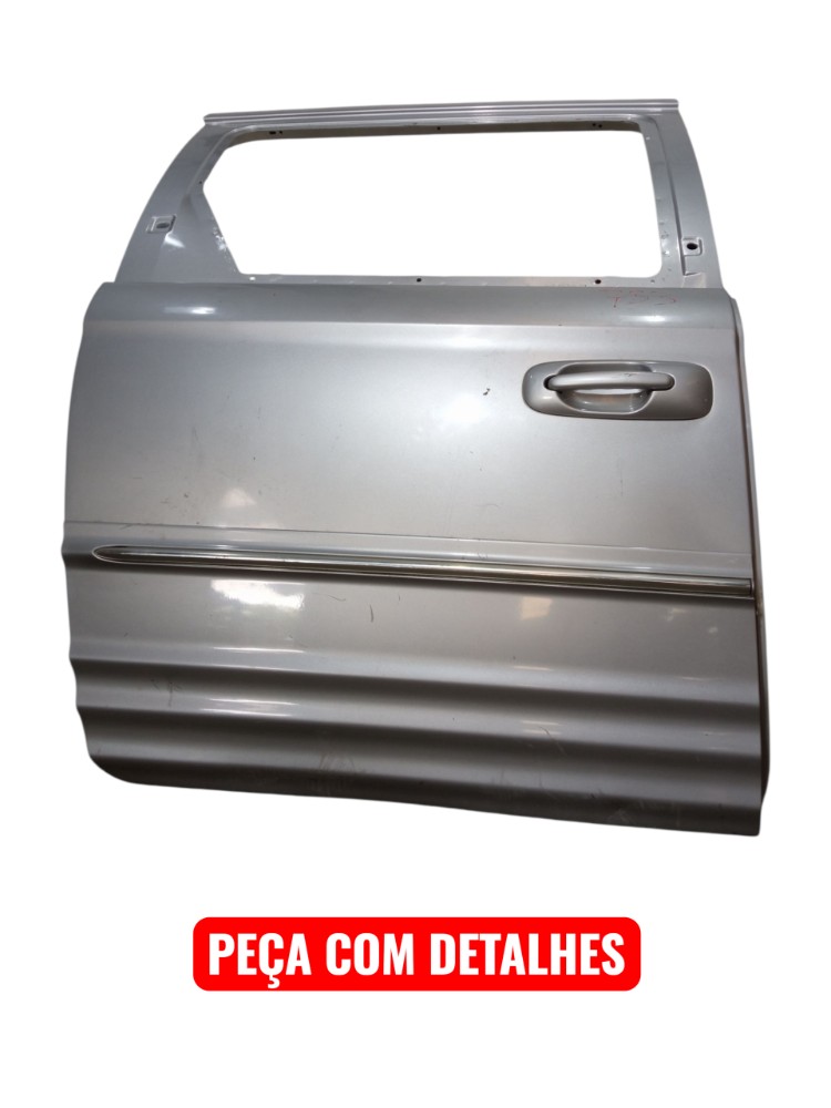 Porta Traseira Direita Chrysler Grand Caravan 2005 2006 Traseira Direito Prata 2