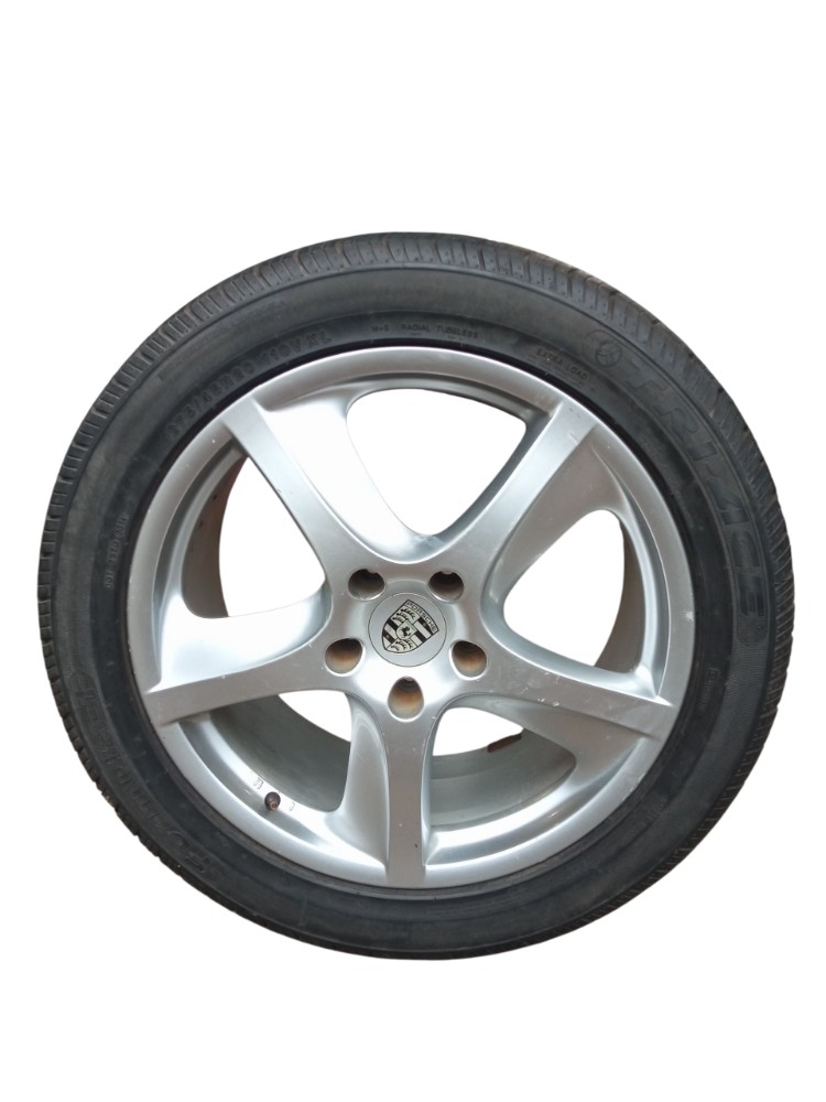 Jogo De Rodas Aro 20 Pneu 275 45 Porsche Cayenne 2008 Prata 5