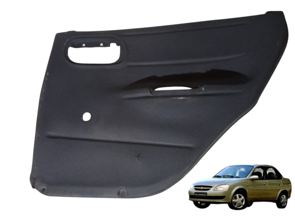 Forro De Porta Traseiro Direito Gm Classic 2013 Com Detalhes