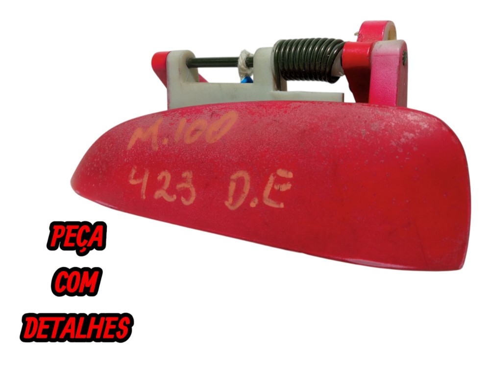 Macaneta Externa Porta Dianteira Esquerda Effa Changhe M100 Vermelho Dianteira 2