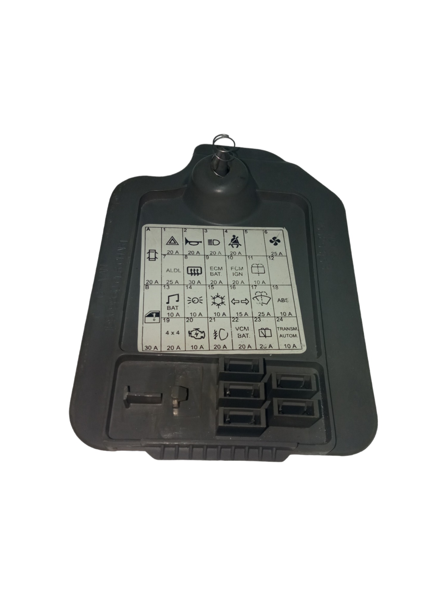 Moldura Tampa Painel Caixa Fusivel Chevrolet Blazer S10 1999 3
