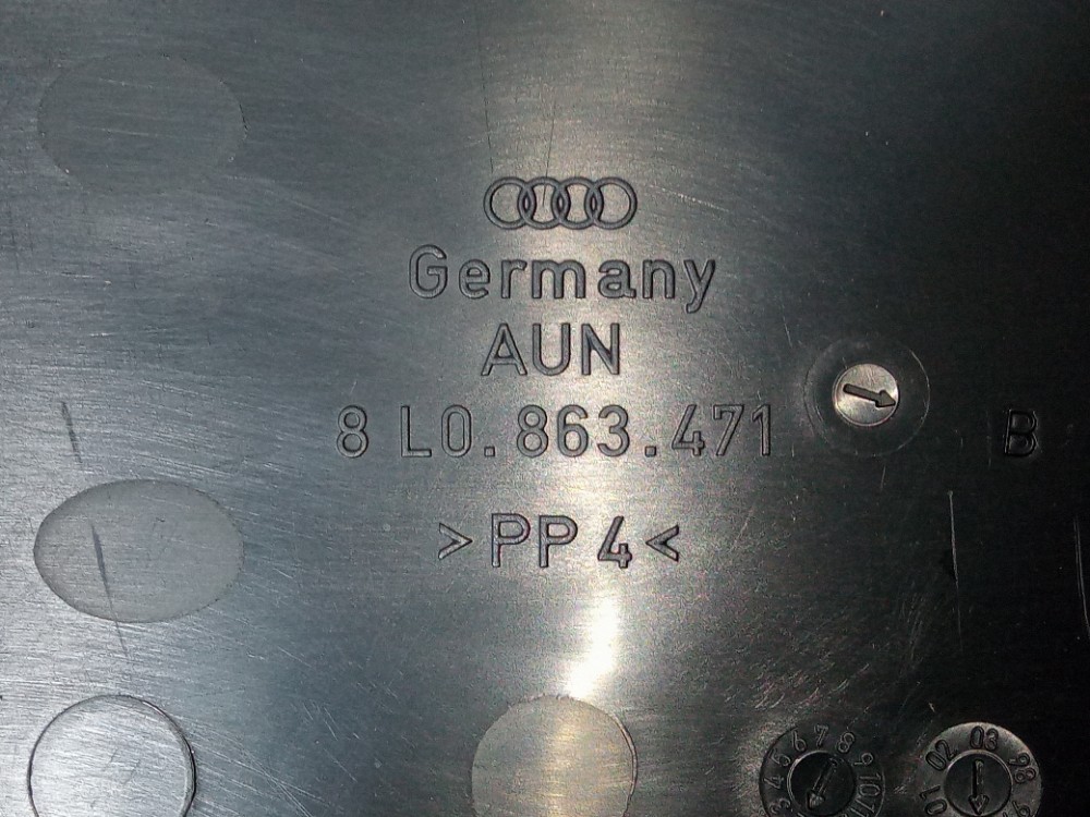 Acabamento Soleira Porta Malas Audi A3 2000 2005 Original  Preto 6