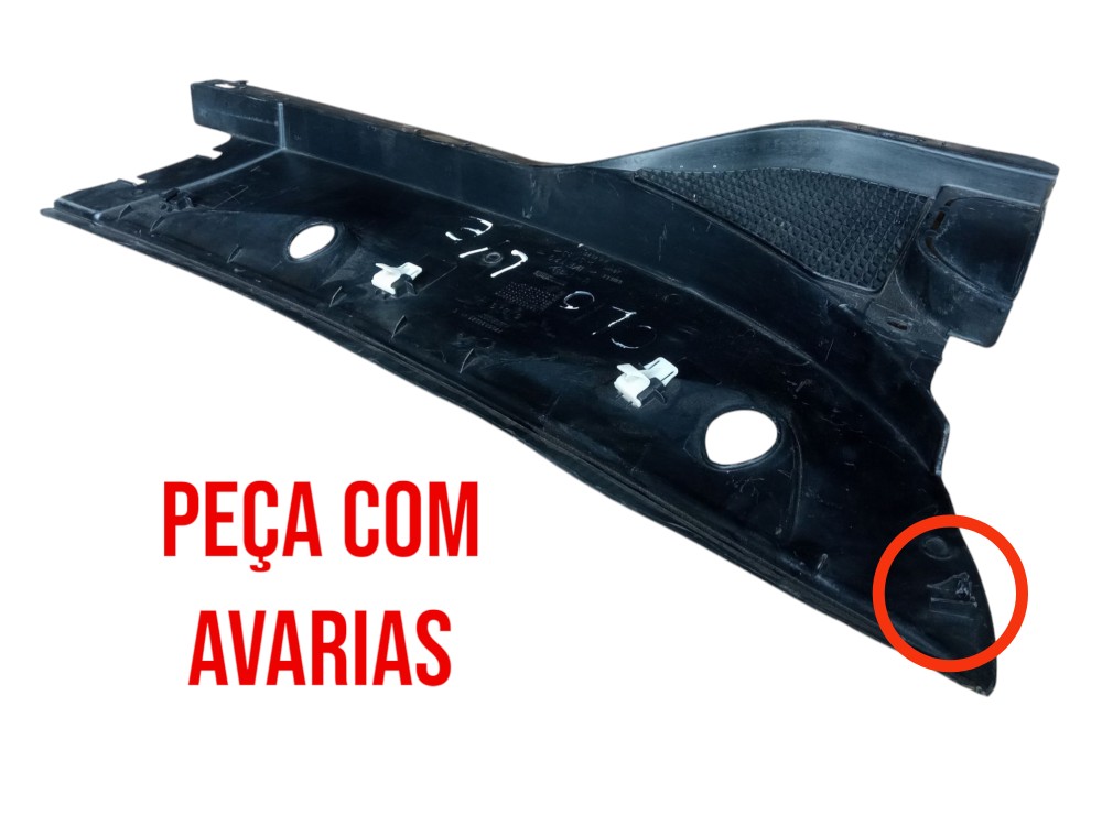 Grade Churrasqueira Lado Esquerdo Renault Scenic 2002 2008  Preto Esquerdo 2