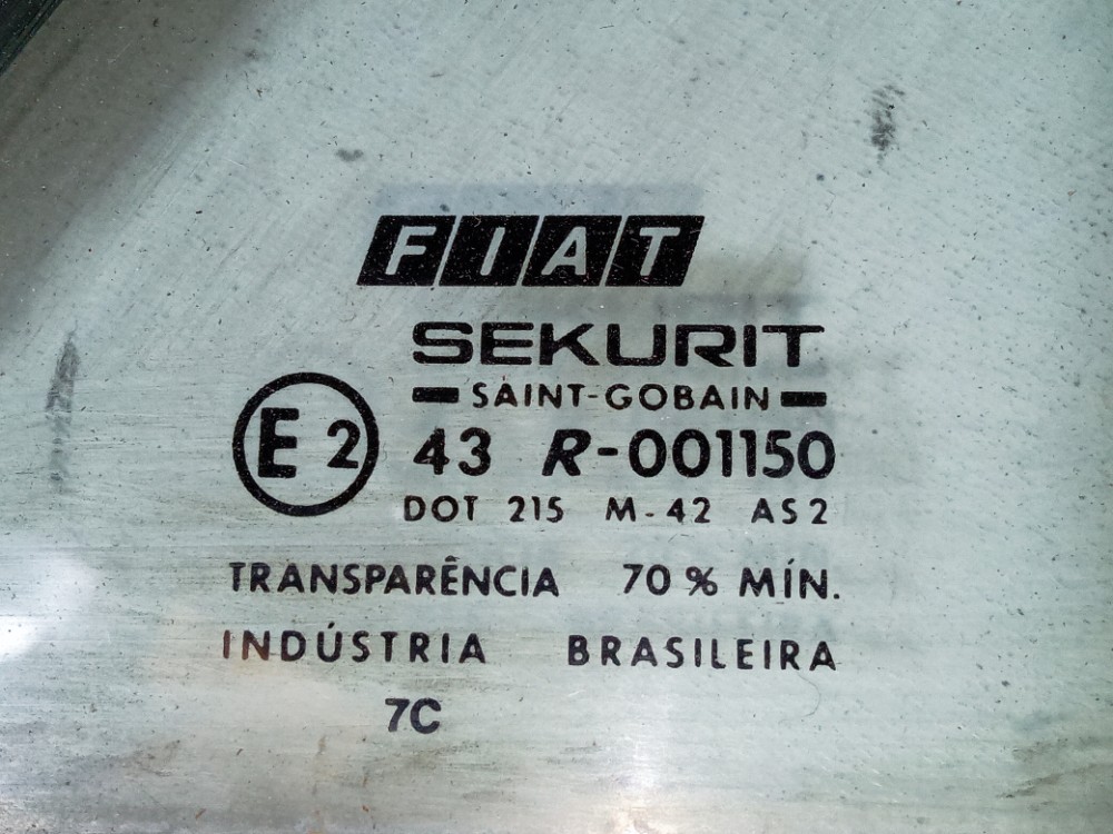 Vidro Fixo Porta Traseira Direita Fiat Tempra 92 98 Original 6