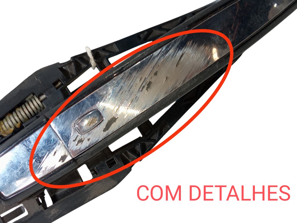 Macaneta Externa Dianteira Esquerda Chevrolet S10 2013 2020 Preto 2