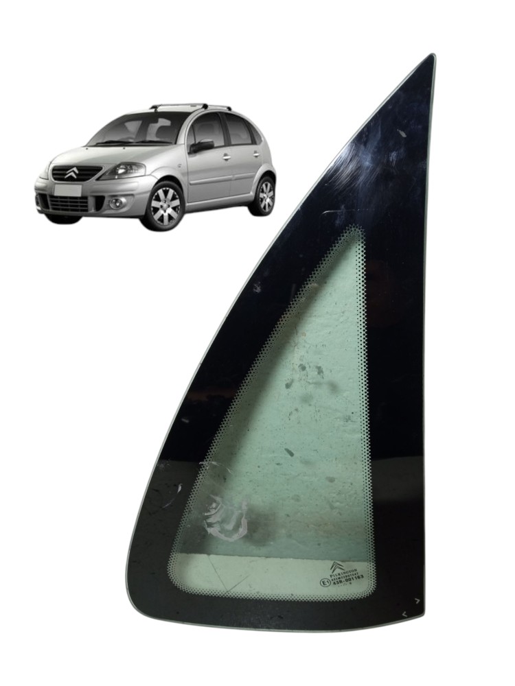 Vidro Fixo Traseiro Direito Citroen C3 2008 2012 Original 1