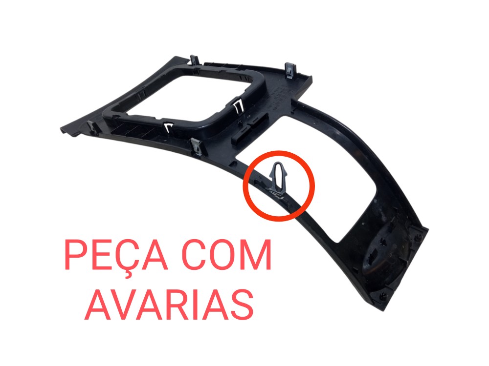 Moldura Acabamento Console Central Peugeot 407 2005 2009 2