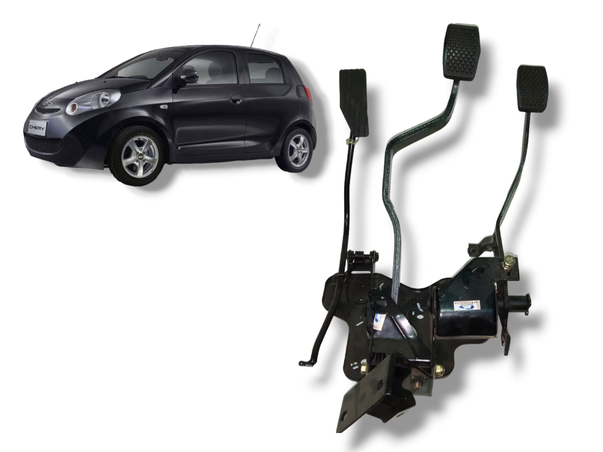 Kit Conjunto Pedaleira Chery S18 2012 Usado Original Chery 1