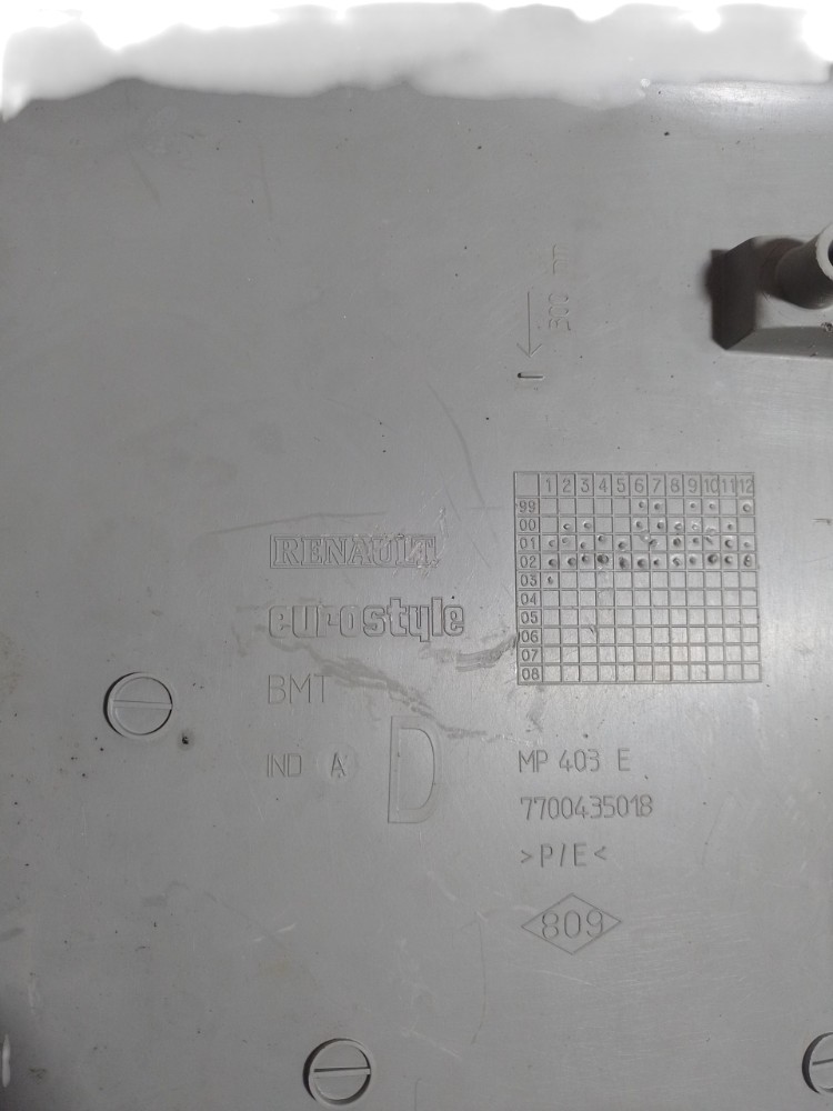 Moldura Coluna Traseira Renault Clio 2005 A 2009 Original Cinza 6