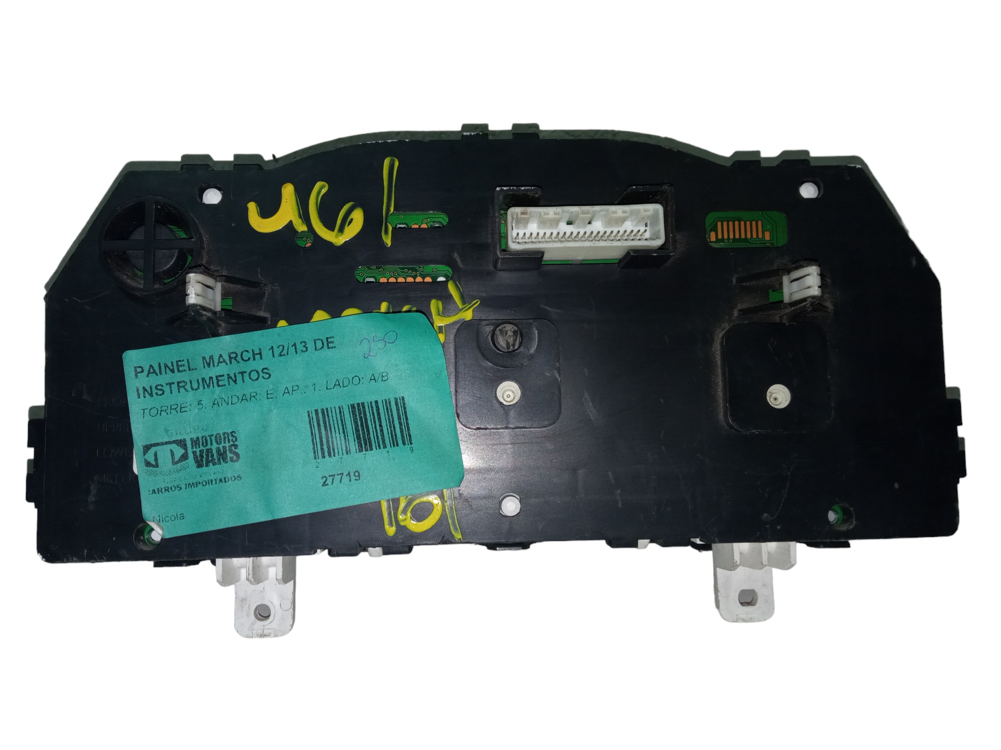 Painel De Instrumentos Nissan March 2012 2015 Usado Original 4