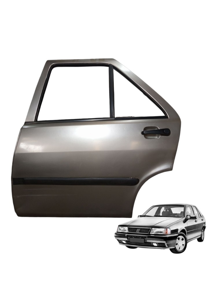 Porta Traseira Esquerda Fiat Tempra 93 94 95 96 97 98 2.0 8v Traseira Esquerdo Cinza 1
