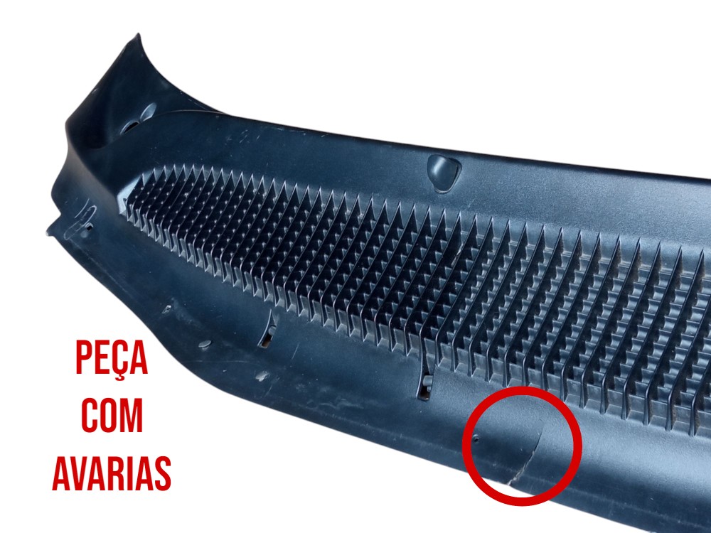 Acabamento Grade Churrasqueira Chrysler Grand Caravan 2003  Preto Fosco 2